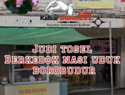 Bandar Judi Togel Berkedok Nasi Uduk Di Jalan Patimura Pontianak.